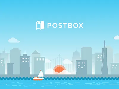 New Postbox Website animation building city skyline design golden gate bridge illustration postbox san francisco website