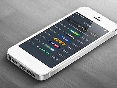 Fantasy racing mobile app for iOS design horses ios mobile mobile apps mobile design racing