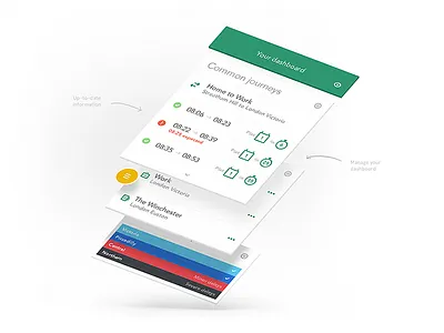 On Track Dashboard dashboard data illustration ontrack rail tracker train ui