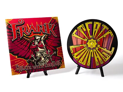 Frank Portfolio Record album art record screen print vinyl