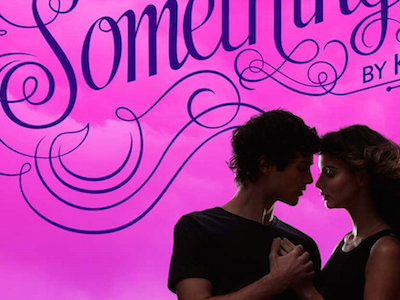 Something True Cover book cover lettering novel vector