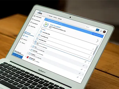 Ctera - backup restore backup collaborate dashboard gui icon platform psd restore share ui ux