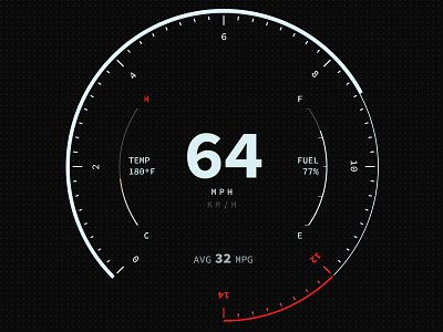 HUD UI Concept 01 hud minimal ui