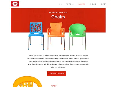 Chairs landing page
