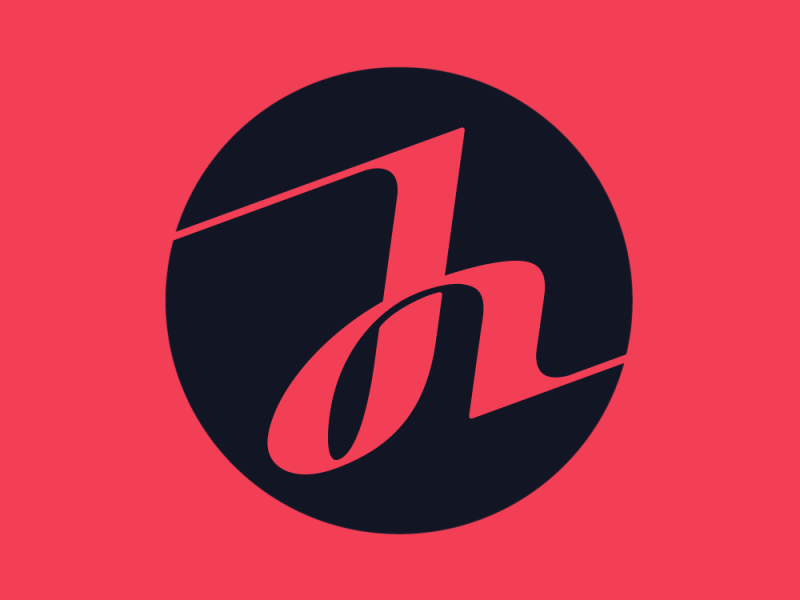 James Hazael Logo Construction after effects animation gif graphics james hazael logo logo construction mark motion personal logo
