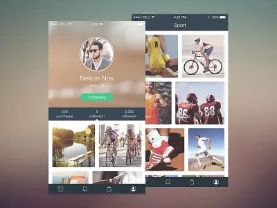 Buy used items app (WIP) app application button design flat icons ios iphone mobile ui ux