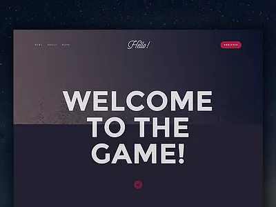 Hello Webdesign design flat gradient hello landingpage sketch typography ui ux
