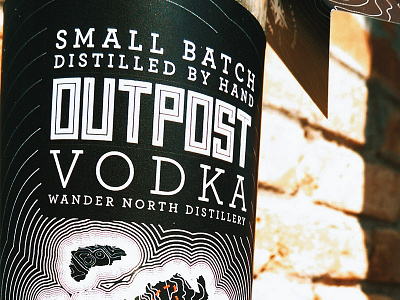 Vodka Redux 2 black label label vodka