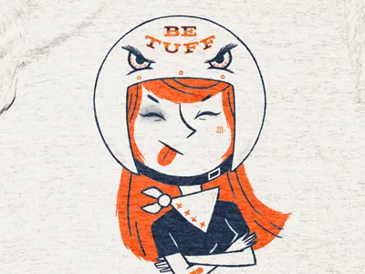 Be Tuff goon illustration shirt