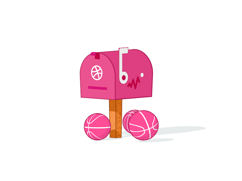 Invite Giveaway animation boris borisov bulgaria cinema 4d dribbble giveaway invite noxiousone sketch and toon