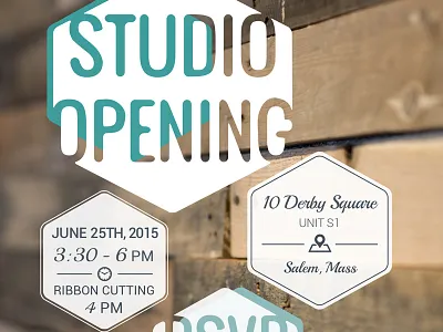 Studio Opening Invitation invitation invite party time rsvp salem