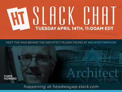 Headway Themes - Slack Chats Invites banner flyer headway invitations invite poster slack slack chat