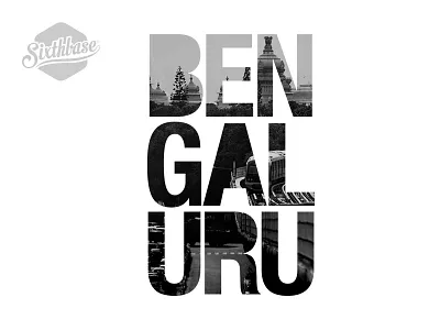 SixthBase: Bengaluru bangalore bengaluru city hexagon place product sixthbase sixthbasestore typo typograpy words
