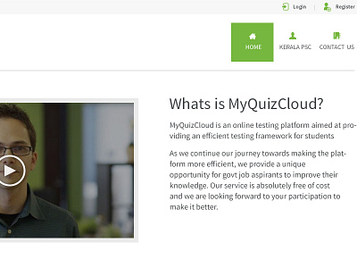 MyQuiz design information kerala psc kerala state quiz typography ui