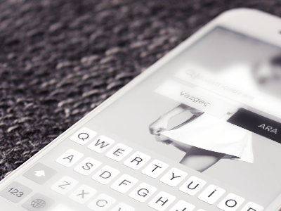 Search for fashion app application fashion ios iphone keyboard mobile search ui ux