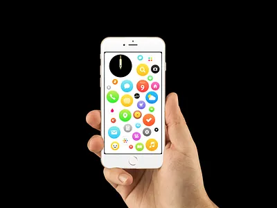 App Launcher Design app screen apps blck os concept concept operating system operating system paper design redesign vector operating system