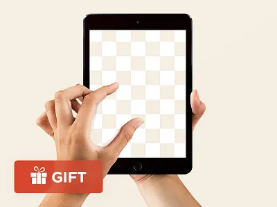 FREE iPad Mini (Limited) freebie hand ipad man mini mockup psd sketch woman