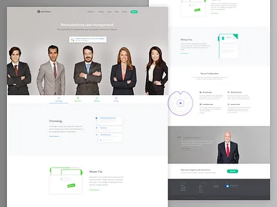 Everchron Website - Home animation design everchron flat header home illustration page poster web website