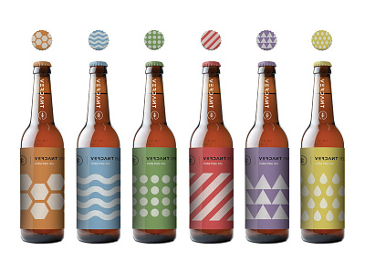 Verdant Branding and label designs. branding geometric identity illustration packaging