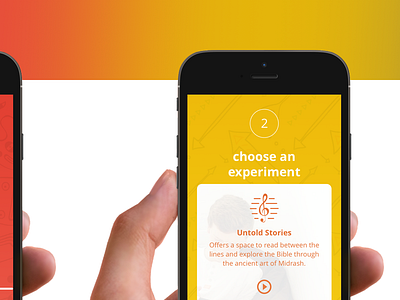 User Onboarding app blue and yellow design bright handsup icons ios mobile onboarding responsive ui user ux