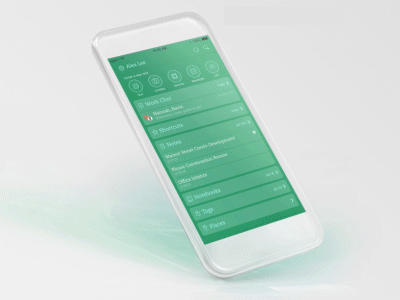 Example of Evernote levels - landing pages