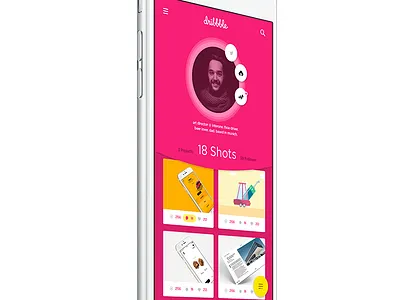 Dribbble App Redesign app dribbble ios redesign ui userinterface ux