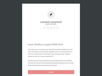 Old blog blog design web