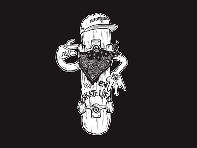 OG apparel eroilor mafia gangsta illustration koma koma studio krack skate urban