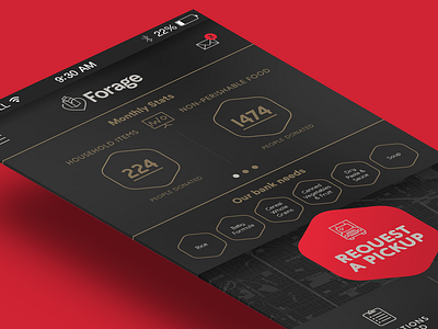 Forage App app design icon ui design ux