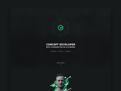 Personal Landing Page cv landing page personal site portfolio