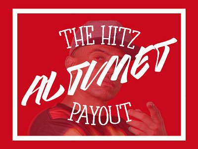 Altimet Payout altimet hiphop hipster hitzfm poster red white