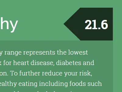 Healthy card card flat green ui web design