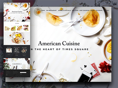 Multilayered Parallax features homepage interaction landing product shop ui ux web website