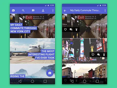 Photo Album App Android android clean material design minimal neat