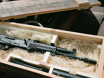 Crate Packaging - SilencerCo Summit crate design gun natural packaging wood