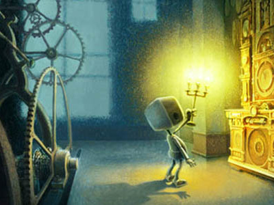I watch character design robot watch window