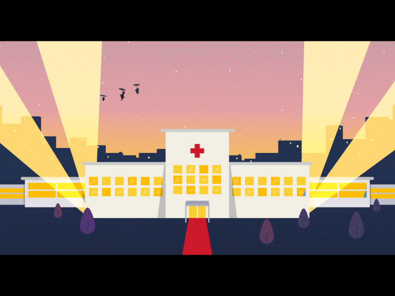 Lollipop Network 2d animation animation for a cause hollywood hospital lights logo animation lollipop network mograph mentor video