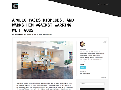 Canos Post Page blog web design website wordpress