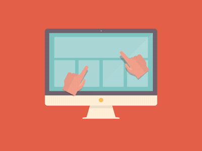 Responsive ae animation device gesture gif morphing responsive