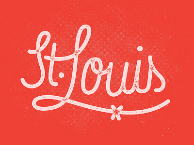 St. Louis Lettering hand illustrator lettered lettering st. louis type