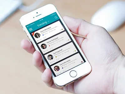 Home Screen chat discussion group thread topic