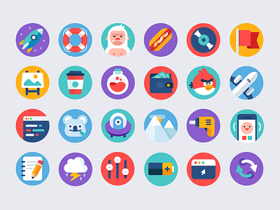 Avatars - Atlassian avatar cloud code coffee drill hotdog illustration project avatar rocket science support yetti