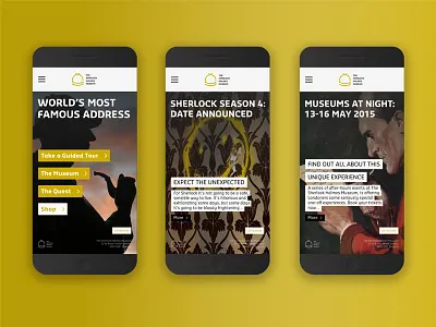 Sherlock Holmes Museum App app design museum