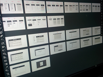Project Mobile - Wireframe adobe android app draft illustrator material design mobile mockup smartphone tablet wireframe