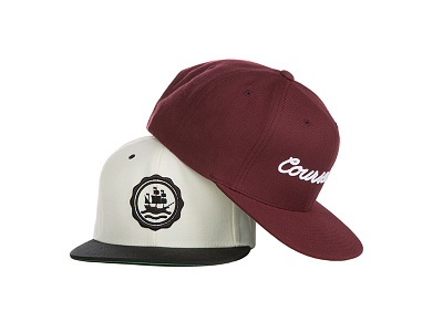 Coursewrk Emblem and Script Snapbacks apparel coursewrk emblem hat script snapback streetwear
