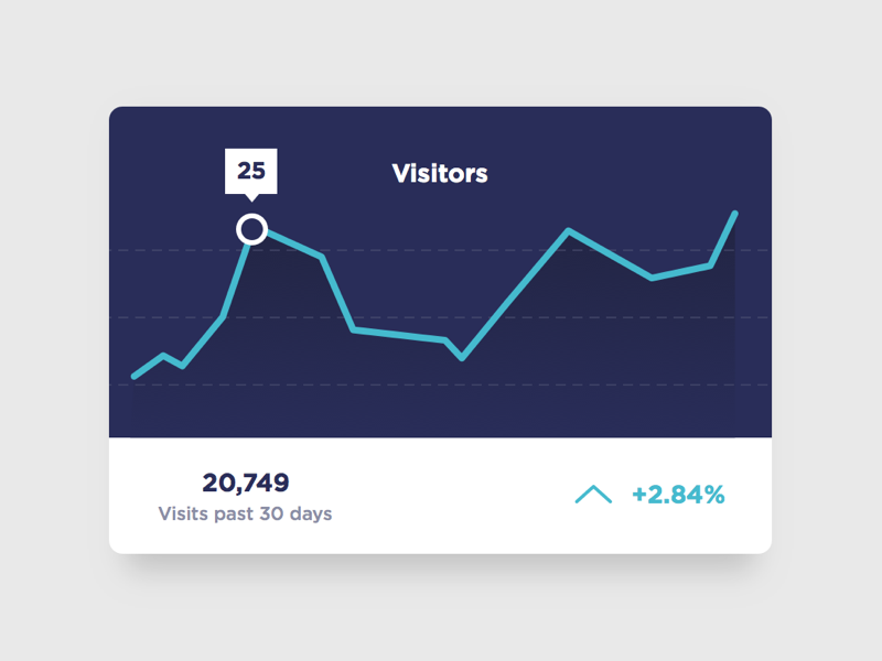 Example of Visitors Analytics