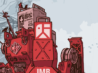 Tedx Tomorrows 2015 Tease ecology illustration mecha mining tedx tomorrows