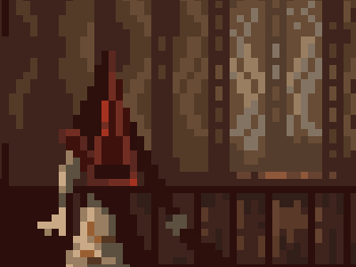 Pyramid Head pixel art pixelart pyramid head silent hill