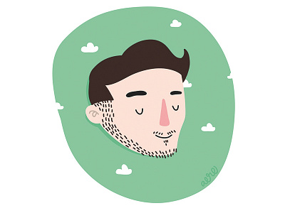 Portrait: Oscar aere design freelance graphic illustration portrait