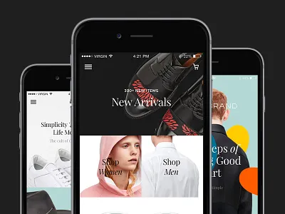 Monobrand iOS ios psd ios sketch ios template ios ui iphone 6 kit iphone 7 kit psd kit psd template ui assets ui kit user interface ux assets